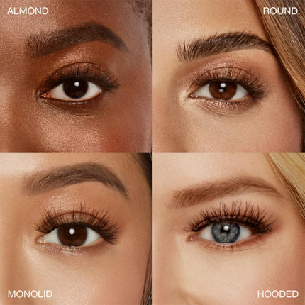 Naked Strip Lashes 421 Natural Looking False Eyelashes, 4 Pairs | Seamless Blend with Invisiband for Long-Lasting Lightweight Wispy Texture Adds Subtle Volume, Synthetic Hair, Cruelty Free