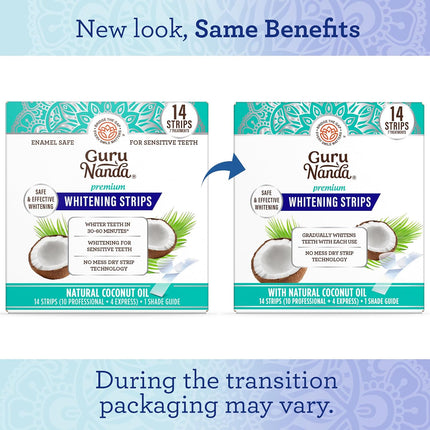 Teeth Whitening Strips Kit - 7-Day Treatment with Non-Slip, Dry Strip Technology - Whitening Designed with Care for a Brighter Smile