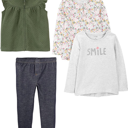Girls 4 Piece Playwear Set