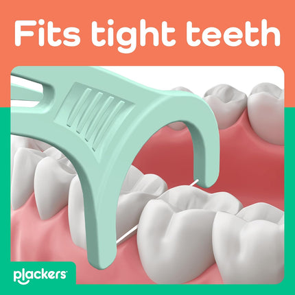 ® Micro Line® Floss Picks - Intense Mint, Floss Fiber Made without PTFE, 300 Count