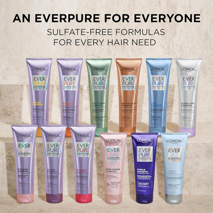 L'Oreal Paris Everpure Moisture Shampoo and Conditioner Set, Sulfate-Free Hair Care for Dry or Color-Treated Hair with Rosemary Botanicals, 17 Fl Oz Set