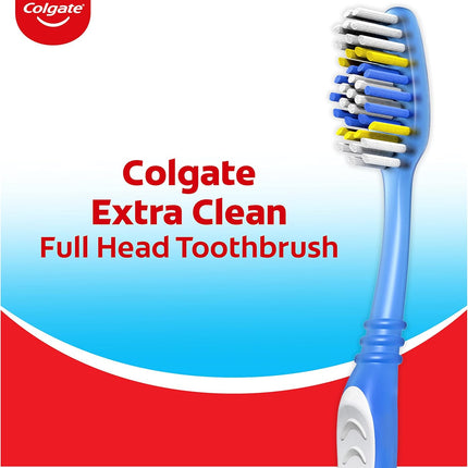 Extra Clean Toothbrush, Soft Toothbrush for Adults, 6 Count (Pack of 1)