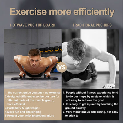 Push up Board Fitness, Portable Foldable 20 in 1 Push up Bar at Home Gym, Pushup Handles for Floor. Professional Strength Training Equipment for Man and Women
