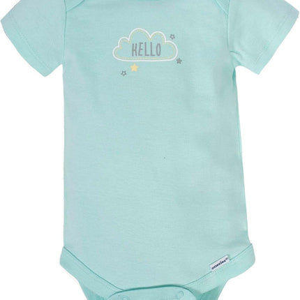 Unisex-Baby 8-Pack Short Sleeve Onesies Bodysuits