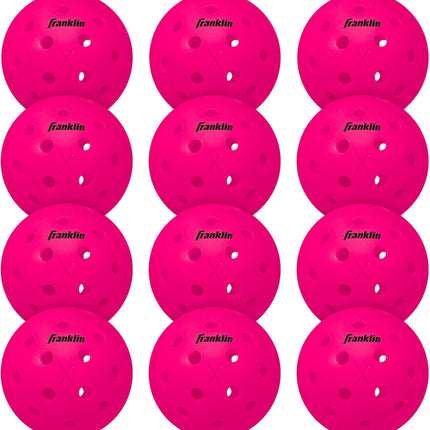 Franklin Sports X-40 Outdoor Pickleballs - Official Ball of USA Pickleball, APP Tour + US Open - Regulation Size