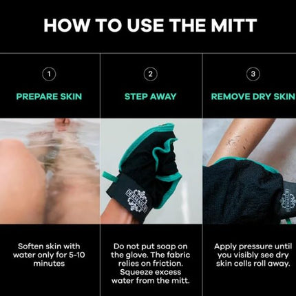 - Deep Exfoliating Glove - Korean Exfoliating Mitt & Body Scrubber - Keratosis Pilaris Treatment Scrub - Self Tanner Mitt & Ingrown Hair Exfoliator - Shower Gloves for Women & Men - (1 Pack)