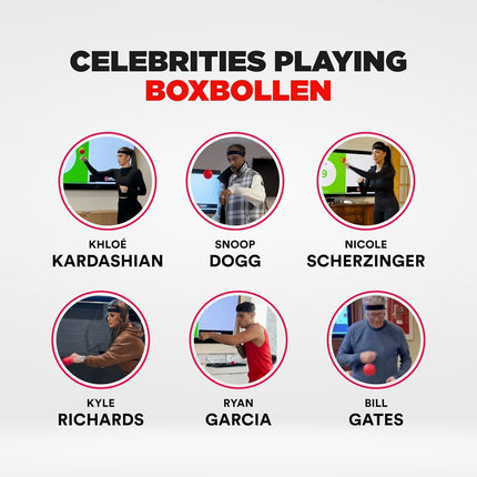 ® Boxing Reflex Ball - Celebrity-Endorsed Home Workout Game - App-Connected Punch Counter - Hand Eye Coordination Training Ball - Christmas Gift for Boxers, All Ages - Stocking Stuffer
