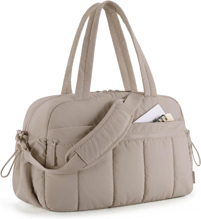 Gym Bag for Women, Duffle Bag for Travel with Wet Pocket, Lightweight Carry on Weekender Duffel, Water Resistant