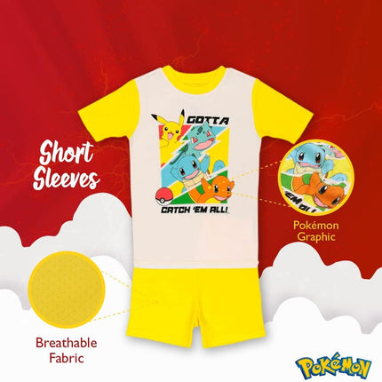 Boys' 6-Piece Snug-Fit Cotton Matching Pajama Set, Soft & Cute Pajamas for Kids