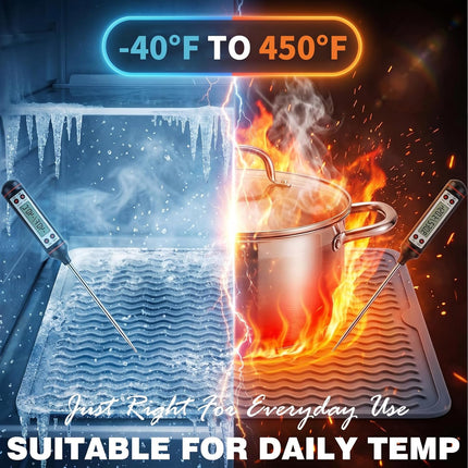 2 Pack  Silicone Dish Drying Mat for Kitchen Counter Heat Resistant under Sink Waterproof Coffee Bar Accessories Dining Rack Stone Utensil Holder Countertop Decor Must Haves 2026