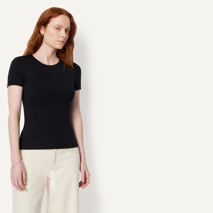 Women'S Slim-Fit Short-Sleeve Crewneck T-Shirt, Pack of 2