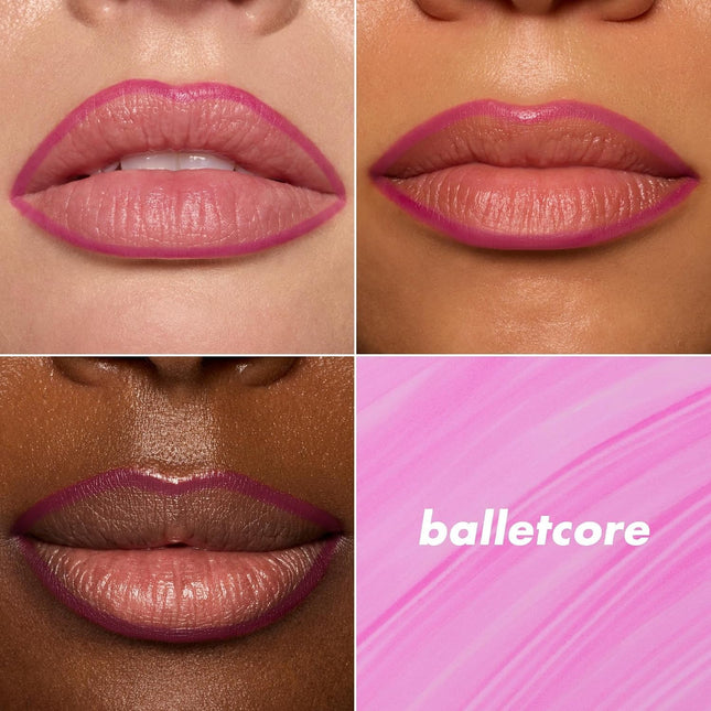 Main Stain Lip Marker, Lip Stain Lip Liner, Define, Contour & Fill for Long-Lasting & Transfer-Resistant Color, Vegan & Cruelty-Free, Balletcore