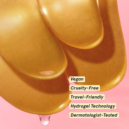 Award Winning under Eye Mask - Birthday Gifts for Women - Gel Eye Patches for Dark Circles, Puffy Eyes, Undereye Bags - Gifts for Mom - Vegan Self Care (24 Pairs, Gold)