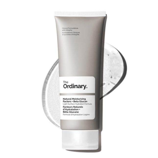 Natural Moisturizing Factors + Beta Glucan, Lightweight Gel Moisturizer for All-Day Hydration, 3.4 Fl Oz