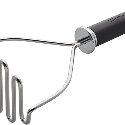 Kitchenaid Gourmet Stainless Steel Wire Masher, 10.24-Inch, Black