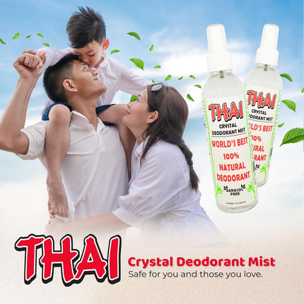 Crystal Mist Natural Deodorant Spray 8 Oz. Bundle, Pack of 2