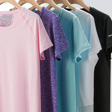 5 Pack Women’S Workout Tops Dry Fit T Shirts – Athletic Short Sleeve Gym Shirts for Women, Running Yoga Active Tees