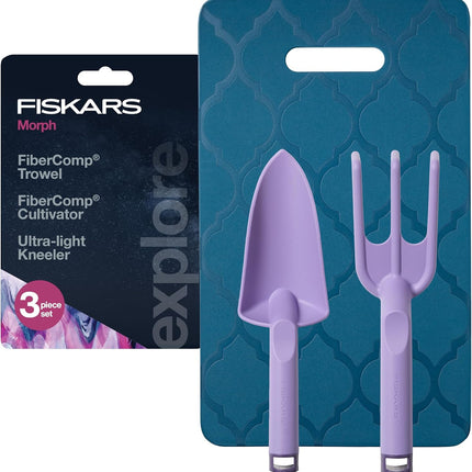 Fiskars Bypass Pruning Shears, 5/8" Cut Capacity Gardening Scissors, Self-Cleaning Sap Groove Prevents Sticking, Non-Slip Grip for Cutting Stems & Branches, Sharp Steel Blades W/ Low-Friction Coating