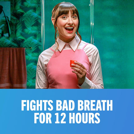 Fresh Breath Mouthwash, Icy Mint Flavor, Alcohol-Free, 16 Fl Oz (Pack of 2)