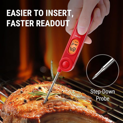TP03B Digital Meat Thermometer for Cooking, Instant Read Thermometer with Backlight, Kitchen Food Thermometer for Grill Smoker BBQ Oil Deep Fry Candy Bread Coffee (Previously Thermopro)