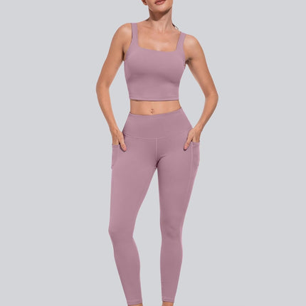 Leggings with Pockets for Women, High Waisted Tummy Control Workout Yoga Pants