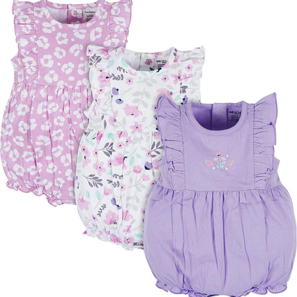Baby Girls 3-Pack Romper