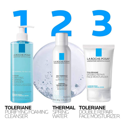 La Roche-Posay Toleriane Purifying Foaming Facial Cleanser, Oil Free Face Wash for Women & Men with Niacinamide + Ceramides, Pore Cleanser Safe for Sensitive Skin, Won’T Dry Out Skin, Soap Free, 400Ml