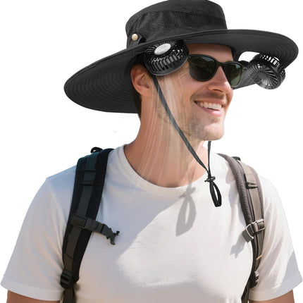Bucket Hat Fan Pro, Gifts for Father Dad Husband, Fishing Essentials for Women Men, Camping Hiking Beach Gardening