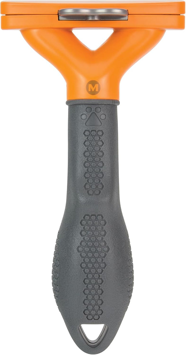 Medium Dog Undercoat Deshedding Tool, Long Hair, Reduces Loose Hair from Shedding