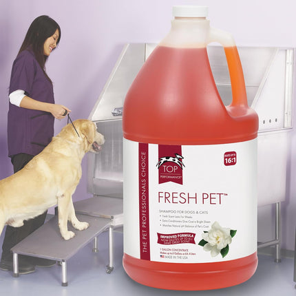 Fresh Pet Shampoo, 1-Gallon,Black