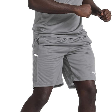 Men'S Workout Clothes Athletic Shorts Shirt Set 3 Pack Basketball Football Training Running Gym Christmas Gifts