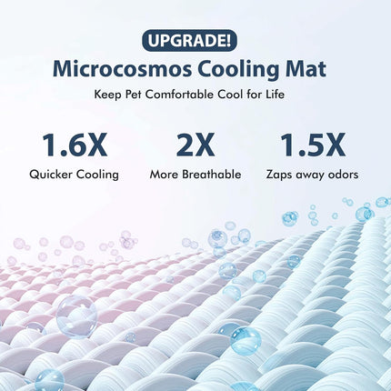 Summer Cooling Mat & Sleeping Pad- Water Absorption Top, Materials Safe, Easy Carry, EZ Clean. Keep Cooling for Pets, Kids and Adults.(Dark Grey, 28" X 22")