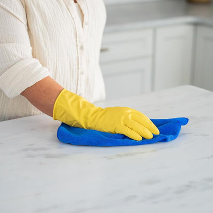 Large Reusable Latex Gloves, 2 Color, 2 Pairs