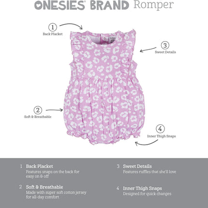 Baby Girls 3-Pack Romper