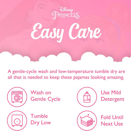 Girls' Dress Nightgown, Short-Sleeve Fantasy Gown, Soft & Cute Pajamas for Kids