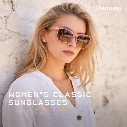 Sunglasses Womens Polarized Sunglasses for Women Trendy Designer Mirrored UV Protection Sun Glasses