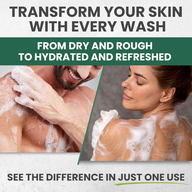 Tea Tree Body Wash Maxtherapy with Eucalyptus, Aloe & 100% Tea Tree Oil for Skin, Cleans, Soothes and Refreshes Sensitive, Itchy Skin, Body & Foot Soap for Men & Women, 2-Pack