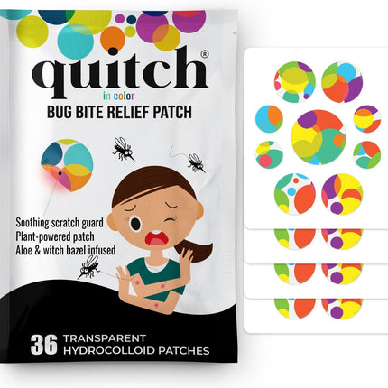 Mosquito Bite Itch Relief Patch, after Bite Insect Bite Treatment, anti Itch Cream Alternative, Insect Bite Relief, Cruise, Travel and Camping Essential for Kids