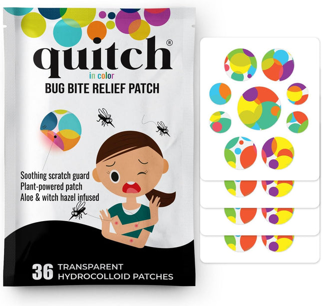 Mosquito Bite Itch Relief Patch, after Bite Insect Bite Treatment, anti Itch Cream Alternative, Insect Bite Relief, Cruise, Travel and Camping Essential for Kids