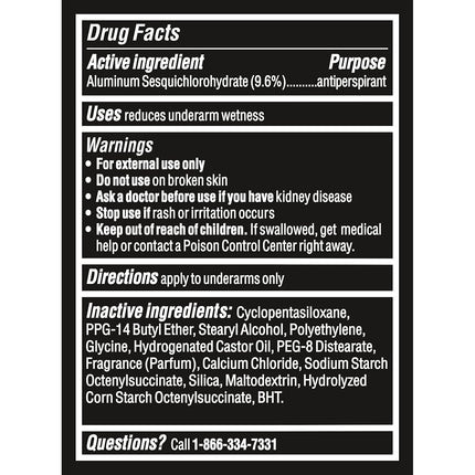 Degree Men Ultraclear Antiperspirant Deodorant Black+White 2 Count 72-Hour Sweat & Odor Protection Antiperspirant for Men with Motionsense Technology 2.7 Oz