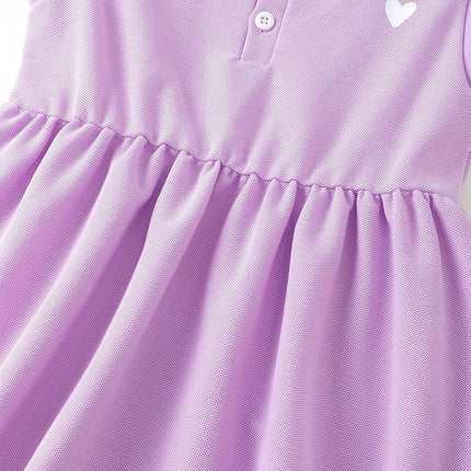 Little Toddler Girl Sporty Dress Summer Clothes Ruffle Sleeveless Kids Dresses Sport Causal Sundress Girl Outfits