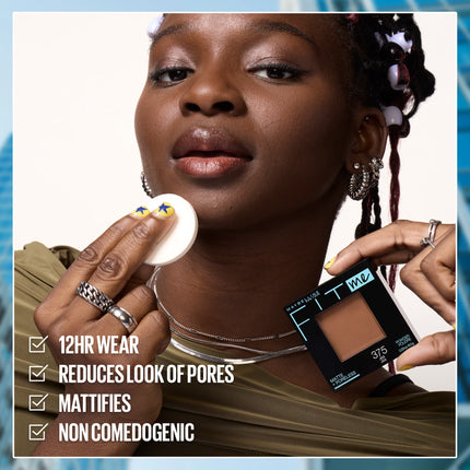 New York Fit Me! Matte + Poreless Foundation Powder, 100 Translucent, 8.5 G, 310 Sun Beige