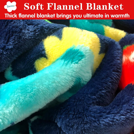 Toddler Blanket for Boys and Girls, Plush and Thick Dinosaur Blanket Birthday Gifts for Toddler and Baby (Dinosaur, 30X40 Inches)