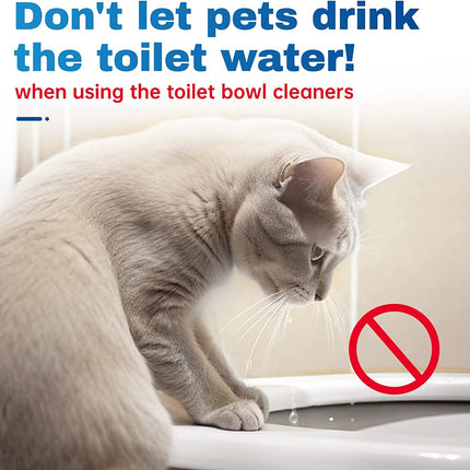 Automatic Toilet Bowl Cleaner Tablets, Drop-In Tank Cleaner for Bathroom, Prevent Stains & Deodorize, Long-Lasting Cleaning Tabs, Easy-Use Freshener for Bowl & Tank, 12 Pack