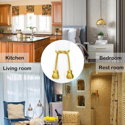 Magnetic Curtain Tiebacks Decorative Curtain Holders for Drapes