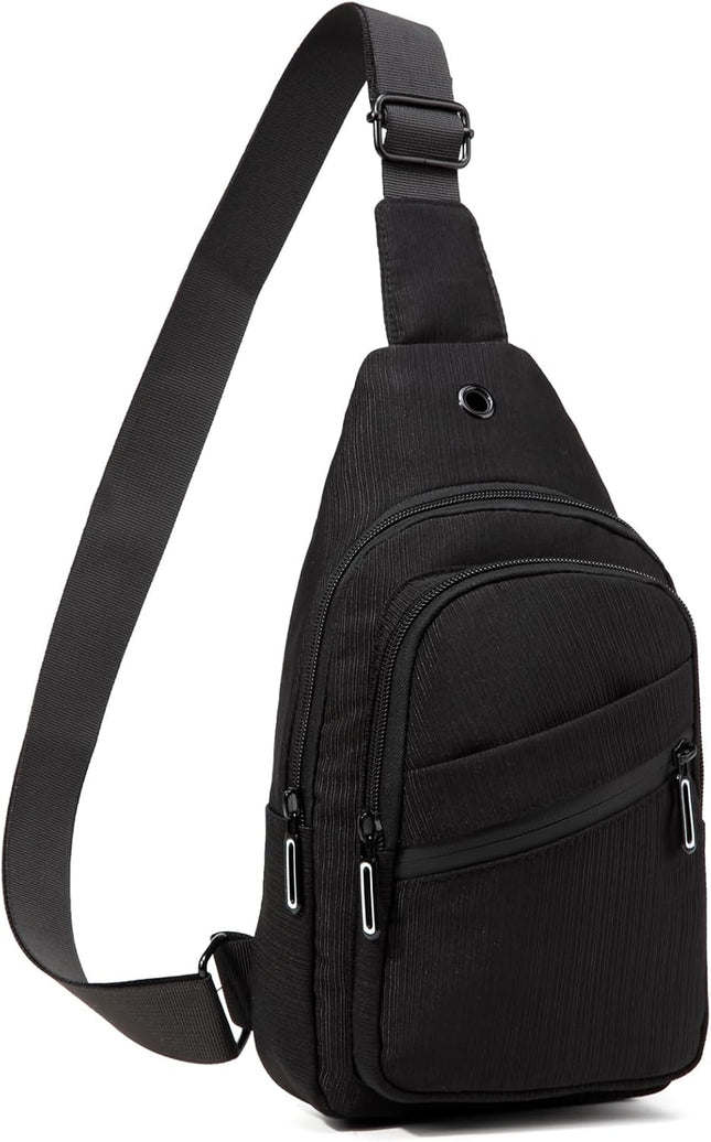 Small Sling Bag Crossbody Bags for Women Men, Sling Backpack Chest Daypack Cross Body Bag for Travel Outdoor