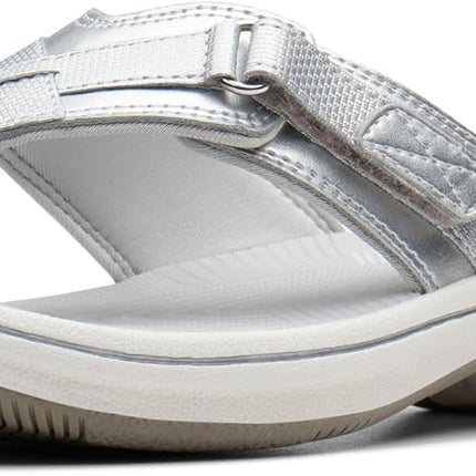 Clarks Women’s Breeze Sea Flip-Flops – Adjustable Lightweight Casual Sandals