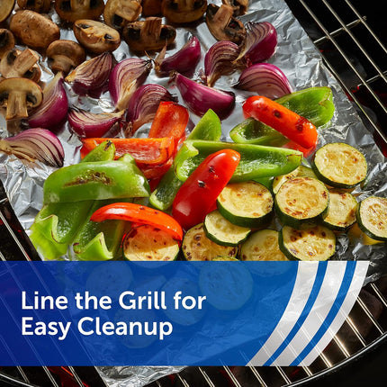 Wrap Everyday Strength Aluminum Foil Roll, Freezer Safe and Grill Safe, Great for Foil Packets and Home Cooking, 12 Inches Wide, 200 Total Sq. Ft.