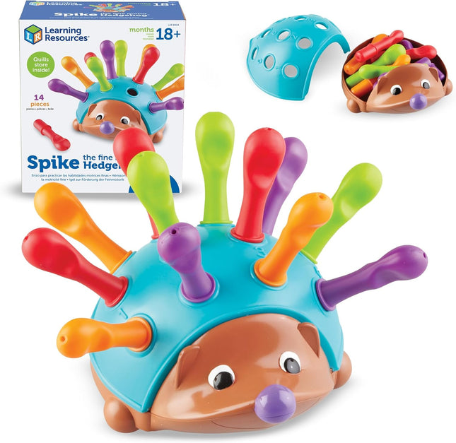 Spike the Fine Motor Hedgehog - Toddler Montessori Toys, Stacking Shape, Gifts for Boys and Girls, Sorting and Matching Skill Activities, Educational Games, Kindergarten