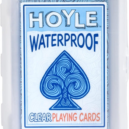 Waterproof Playing Cards, Clear Plastic Deck of Cards for Outdoor Card Games, Camping, Beach, Pool & Travel Games (1 Deck) | Playing-Cards